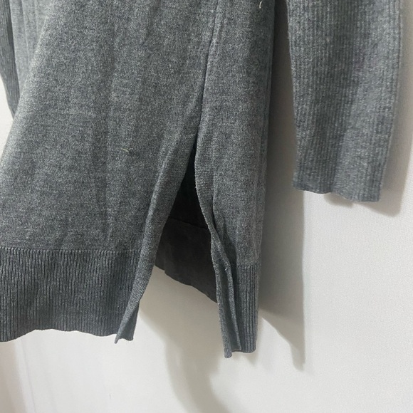 Caslon grey off the shoulder cowl neck wool blend sweater - Picture 3 of 6